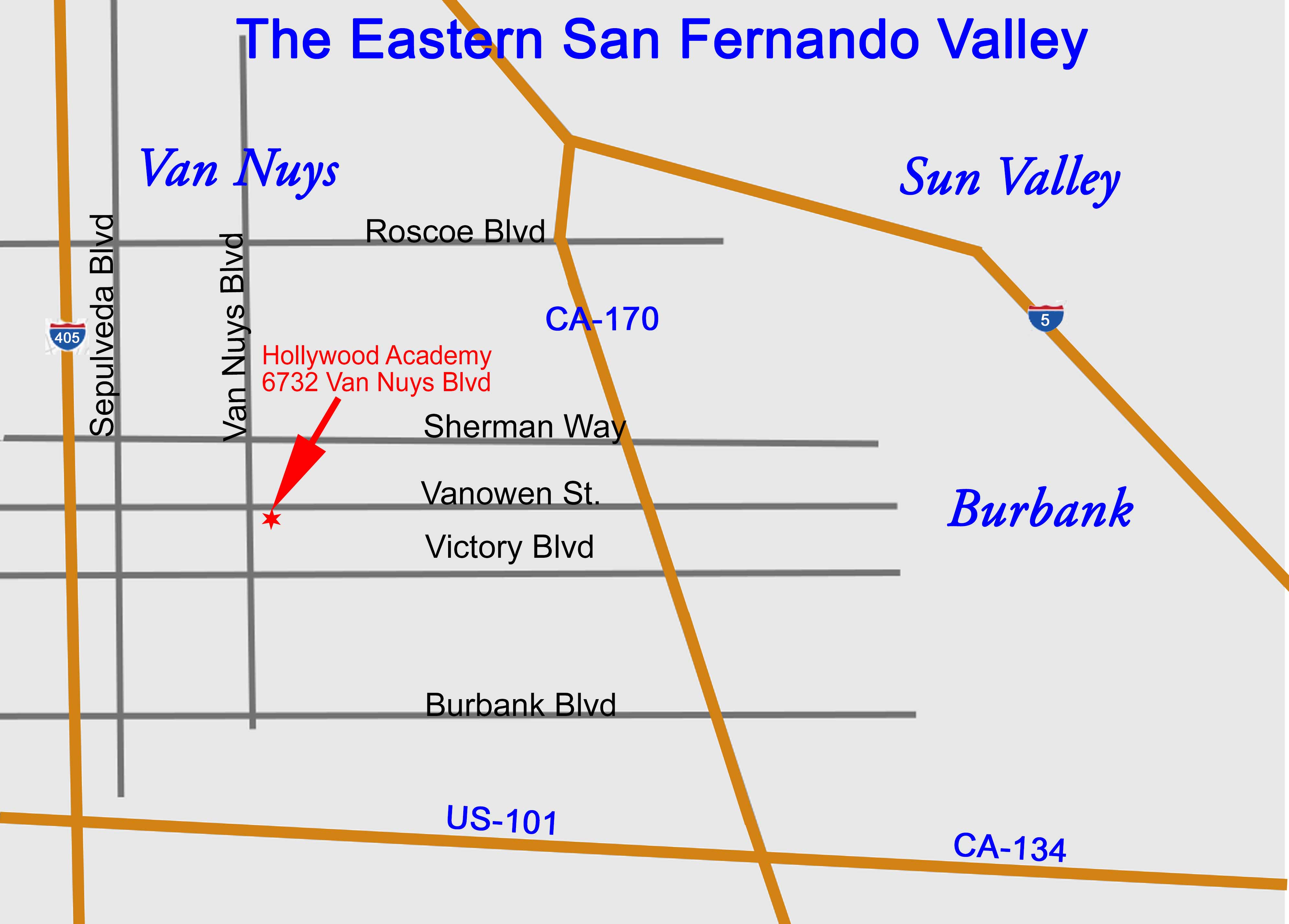 Regional map